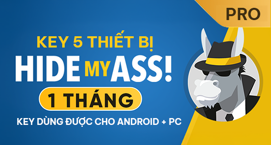 KEY HMA VPN 1 Tháng