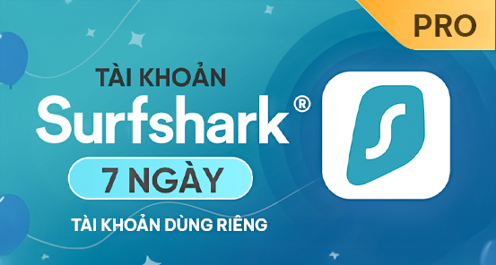 Surfshark VPN 7 Ngày